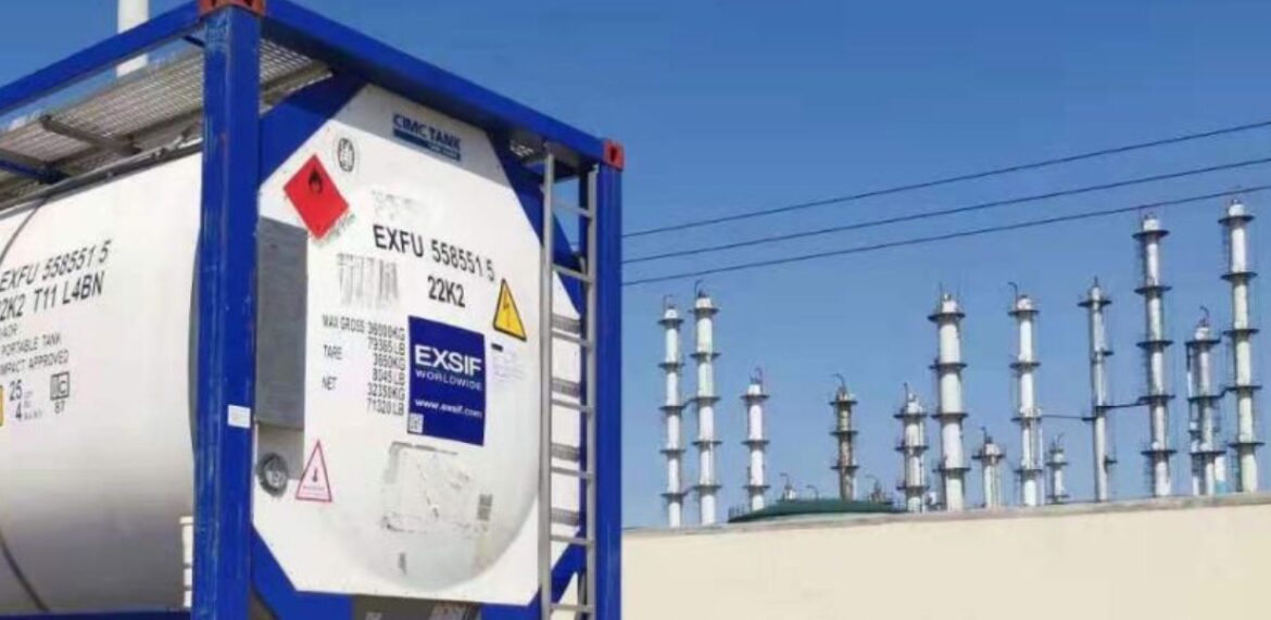 Pentane blends in ISO Tank