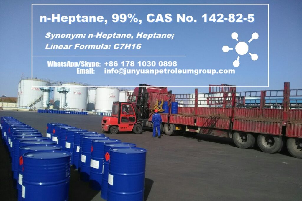 n-Heptane loading on site at factory