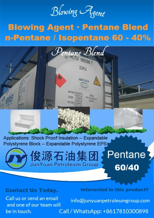 Pentane 70/30 for EPS manufacturers, procucers and suppliers