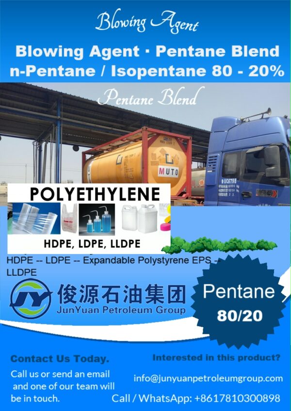 Pentane 80/20 for EPS / LLDPEmanufacturers, procucers and suppliers