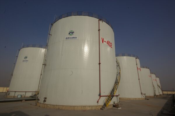 n-pentane storage tanks