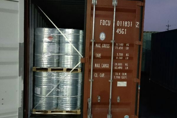 Drums of n-Hexane for Shipment