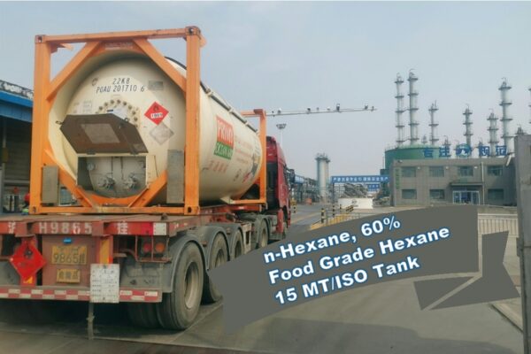 Food Grade Hexane Loading into an ISO Tank