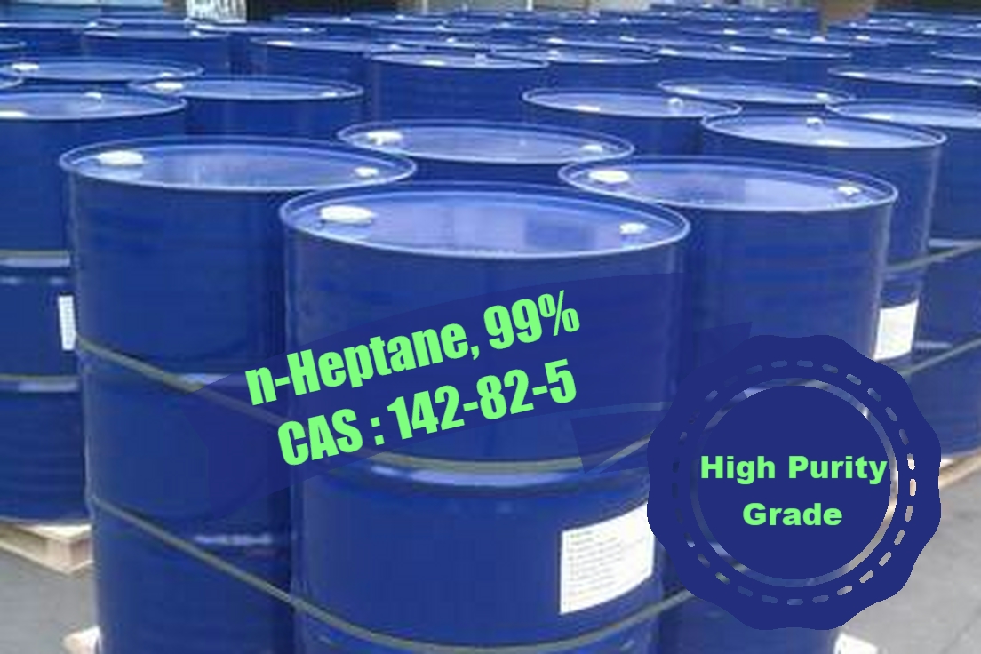 n-Heptane,99%,CAS 142-82-5,High Purity Grade in steel drums