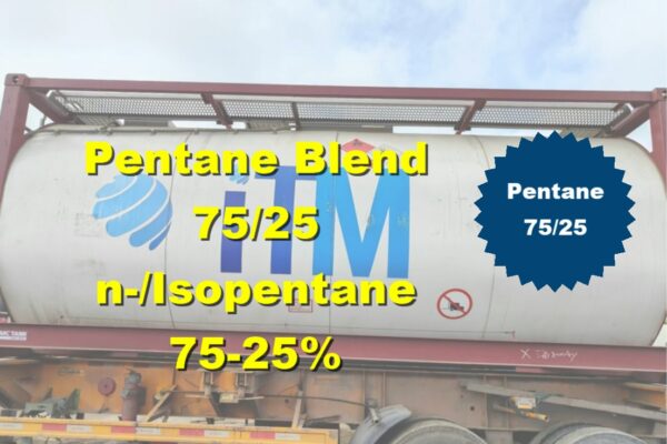 Pentane Blend 75-25 in ISO Tank