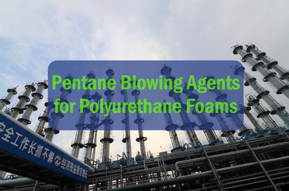Pentane blowing agents for polyurethane foams