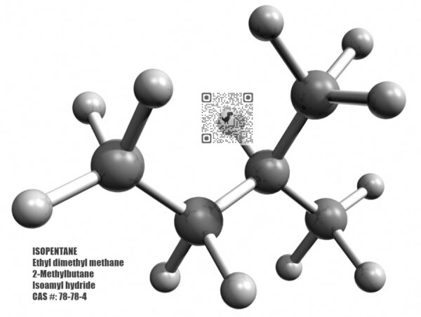 Isopentane 3D chemical structure