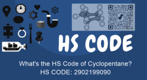 Customs code of cyclopentane