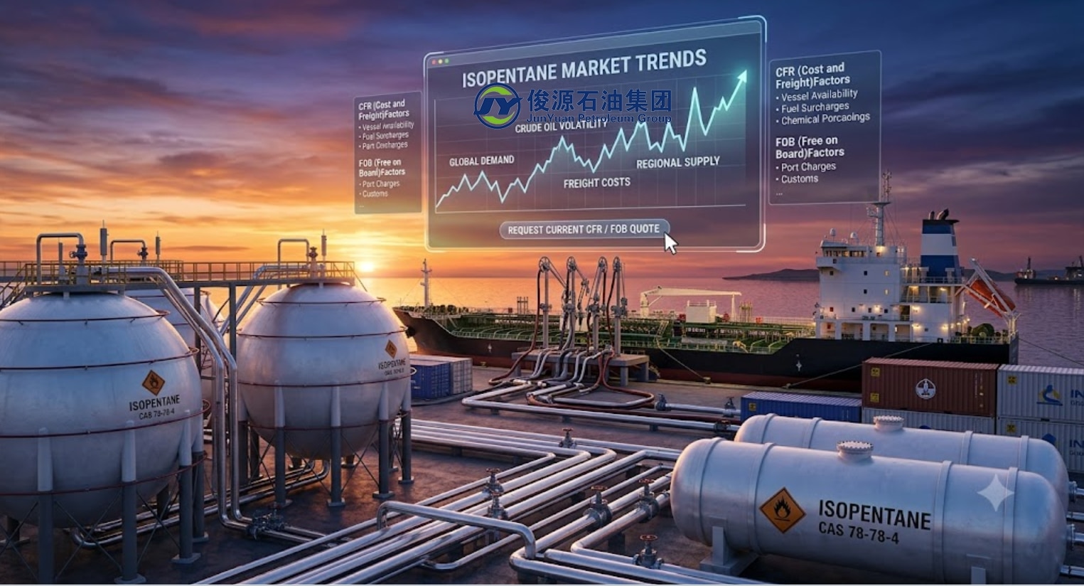 Isopentane CFR / FOB Market Price Trends and Global Shipping