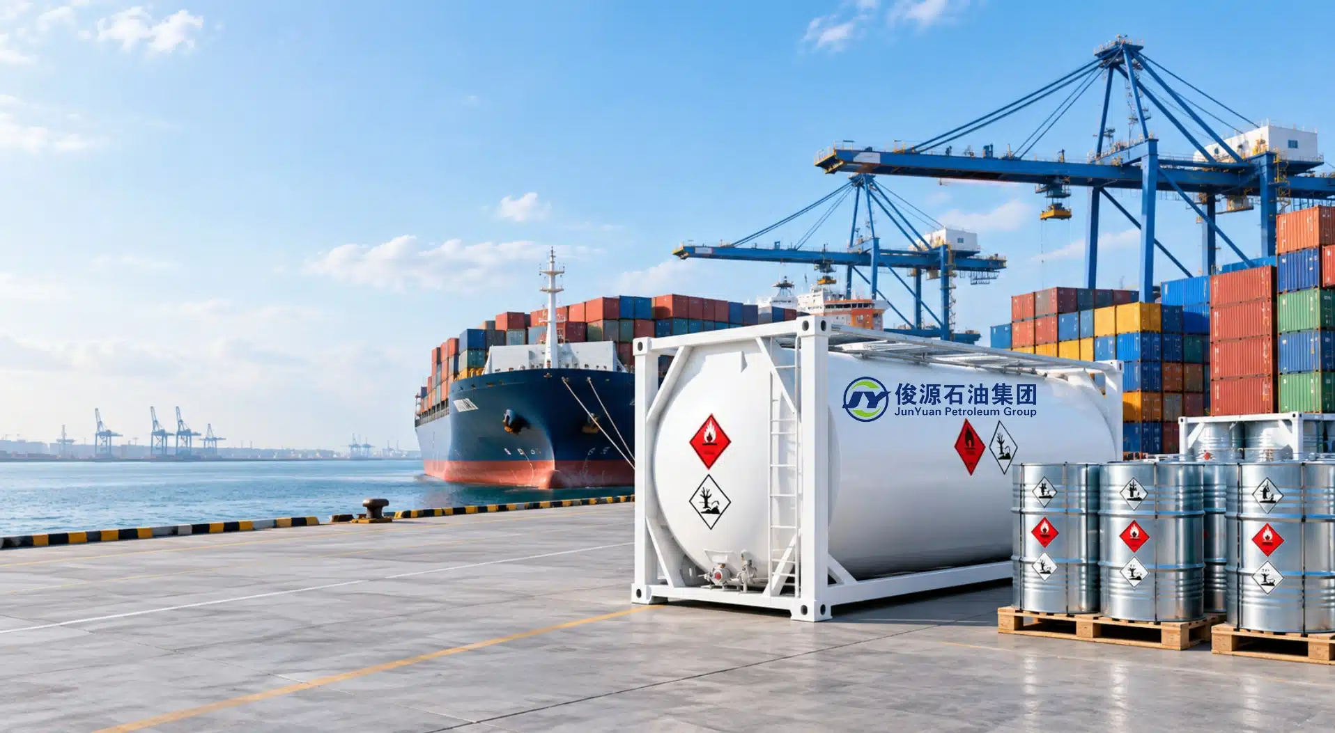 cyclopentane-iso-tank-steel-drums-chemical-export